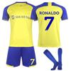 2223 Al-Nassr FC Home Jerseys Children's Football Training Suit Set