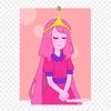 Clothing Princess Bubblegum Iron On Heat Transfer Printing Vinyl Patches Sticker for Clothes DIY Appliques Washable Patches