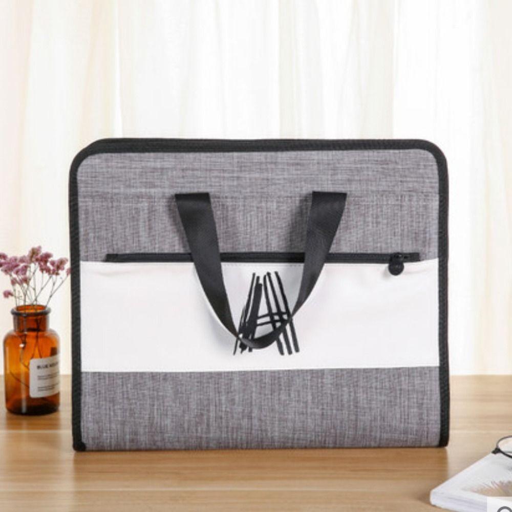 Водонепроницаемая папка для файлов формата А4 с 13 карманами, переносная сумка для хранения документов формата А4 на молнии, органайзер для файлов