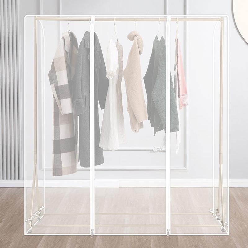 Бытовая напольная вешалка Прозрачный пылезащитный чехол PEVA Stereo Утолщенные пылезащитные чехлы Большая вместимость Чехол для хранения одежды от пыли