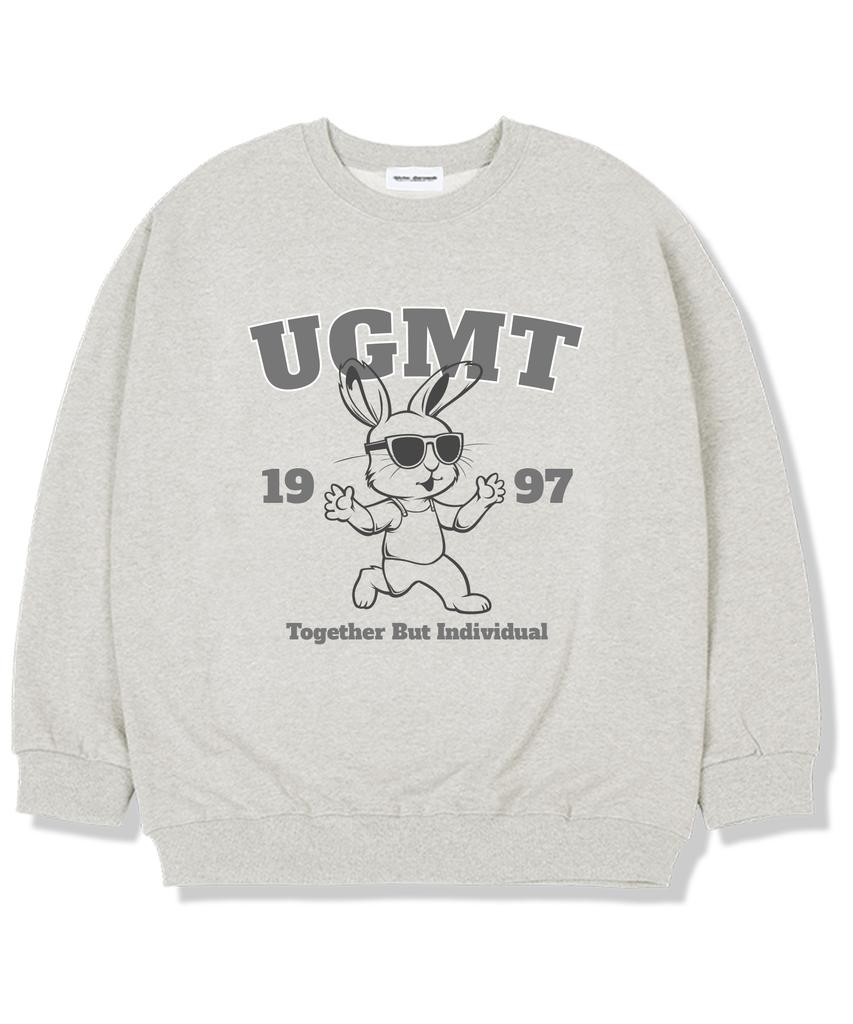 UNION GARMENTS Свободная толстовка с подкладкой из флиса The Run Rabbit Овсяный