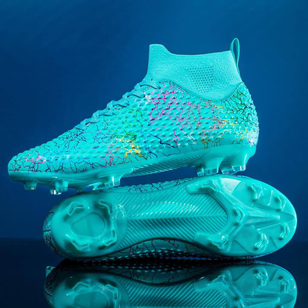 Men's High Quality Football Boots Professional AG/FG Soccer Shoes Kids Anti-Skip Training Soccer Cleats High Top Cleats 2025 New