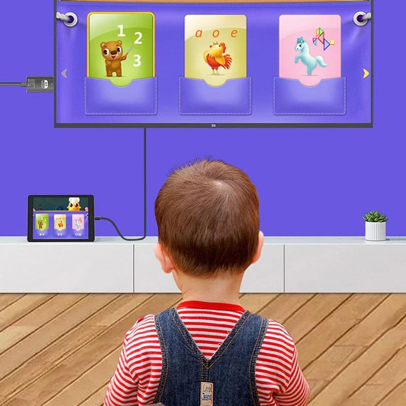 Кабель 4K при 60 Гц/30 Гц типа C-HDMI Кабель USB C-HDMI, совместимый с адаптером ТВ-дисплея длиной 2 м для ноутбука MacBook Plug and Play