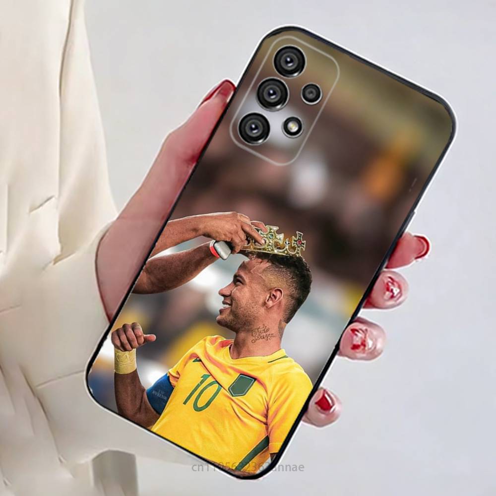 Чехол для телефона N-Neymar Football 10 Для Samsung Galaxy A13,21s,22,31,32,52,53,71,80,A91 Мягкий черный корпус