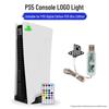 Красочная атмосфера подсветки для консолей PS5 Digital и Disc Edition, Динамическая светодиодная подсветка логотипа
