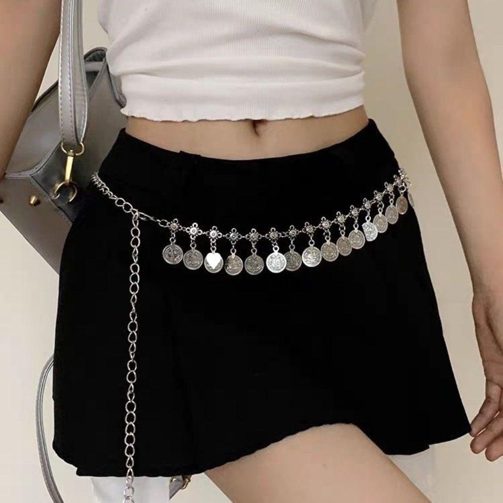 Tassels Coin Belly Chain Retro Body Jewelry Fashion Waist Chains for Women