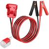 Jumper Cables With Adapter Compatible With Mil.Waukee M18 18V Battery Jumper Starter, Automotive Booster Cables 2Ft 8AWG Cable Power Tool Line,
