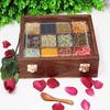 Wooden Spice Container, Brown ,1 Pc