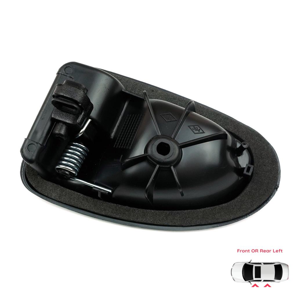 BDP77 Inner Door Handle Left Black for Renault Clio 2 Scenic Megane 1 Trafic Master 2 Logan Movano A Primastar Daily 7700434716