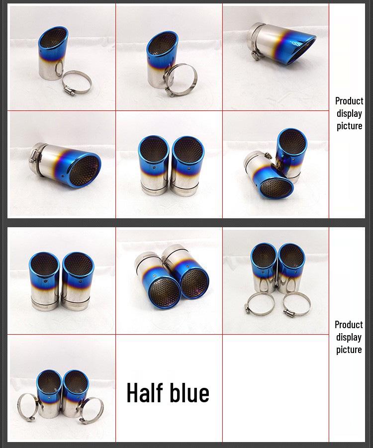 Volkswagen CC Magotan Нержавеющая сталь Серебристый Накладка на выхлопную трубу