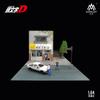  new Timemicro 1/64 Ae86 Rx-7 Initial D Manga Color Scheme Die-Cast Alloy Collection Decorations Ornaments Model Car Toy