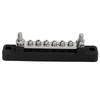 48V 150A 6 Terminal Bus Bar Power Distribution Block with Cover M6 Studs M4 Screws for Car RV   Marine Boat