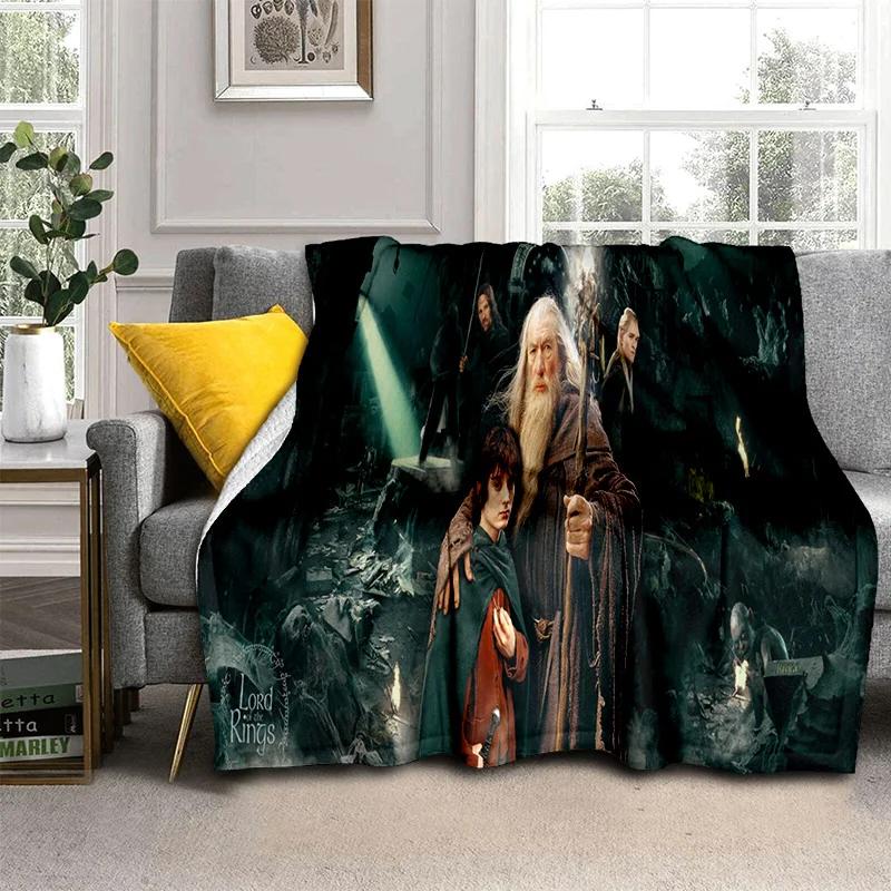 L-Lord of the Rings H-Hobbit HD Blanket,Soft Throw Blanket for Home Bedroom Bed Sofa Picnic Travel Office Cover Blanket Kids 3D