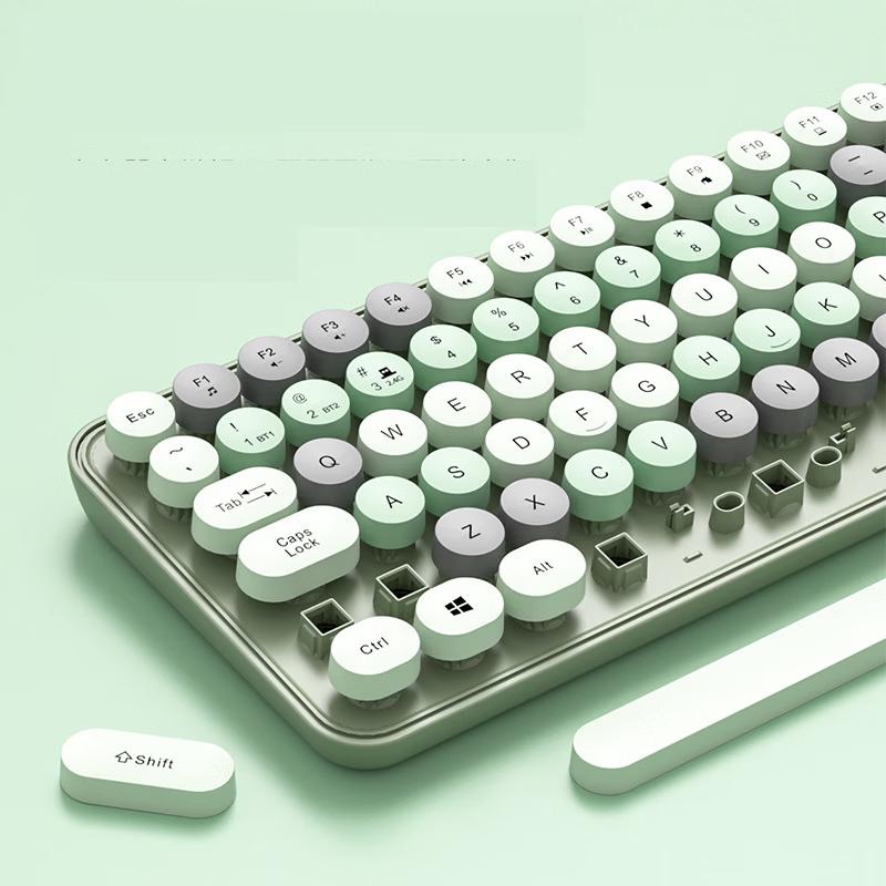OLOEY Wireless Bluetooth Membrane Keyboard and Mouse Set