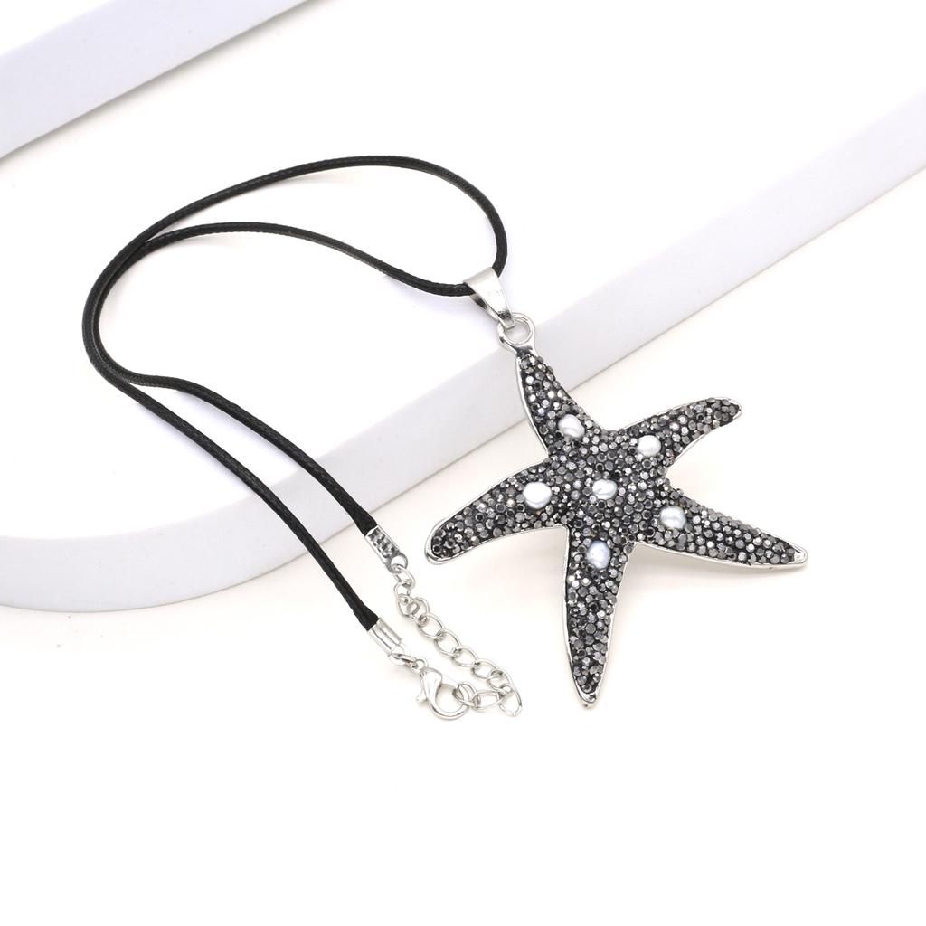 Новый стиль ожерелье натуральный камень торчащий бриллиант кулон ожерелье подвески для женщин романтический подарок на день рождения