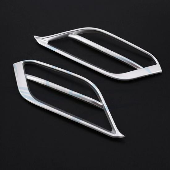 Chrome Exterior Front Fog Light Frame Trim 2PCS Fit For BMW X1 F48 - m