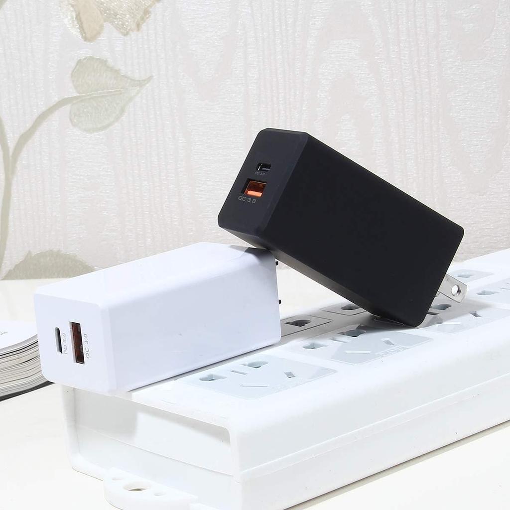 Настенное зарядное устройство GaN Tech 65 Вт с двумя портами PD