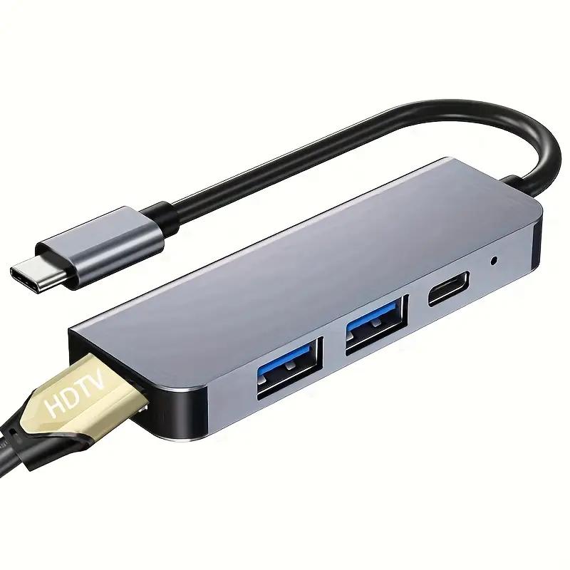 Многопортовый адаптер USB C Hub 8-в-1 с 4K HDMI, 100 Вт PD, Ethernet и портами USB расширяет возможности подключения вашего ноутбука