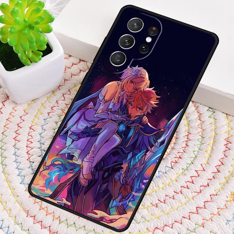Мягкий силиконовый чехол для телефона Genshin Impact для Samsung Galaxy note 10 pro S26 S25 S24 S23 S22 S21 Plus S25Ultra Capa Cover
