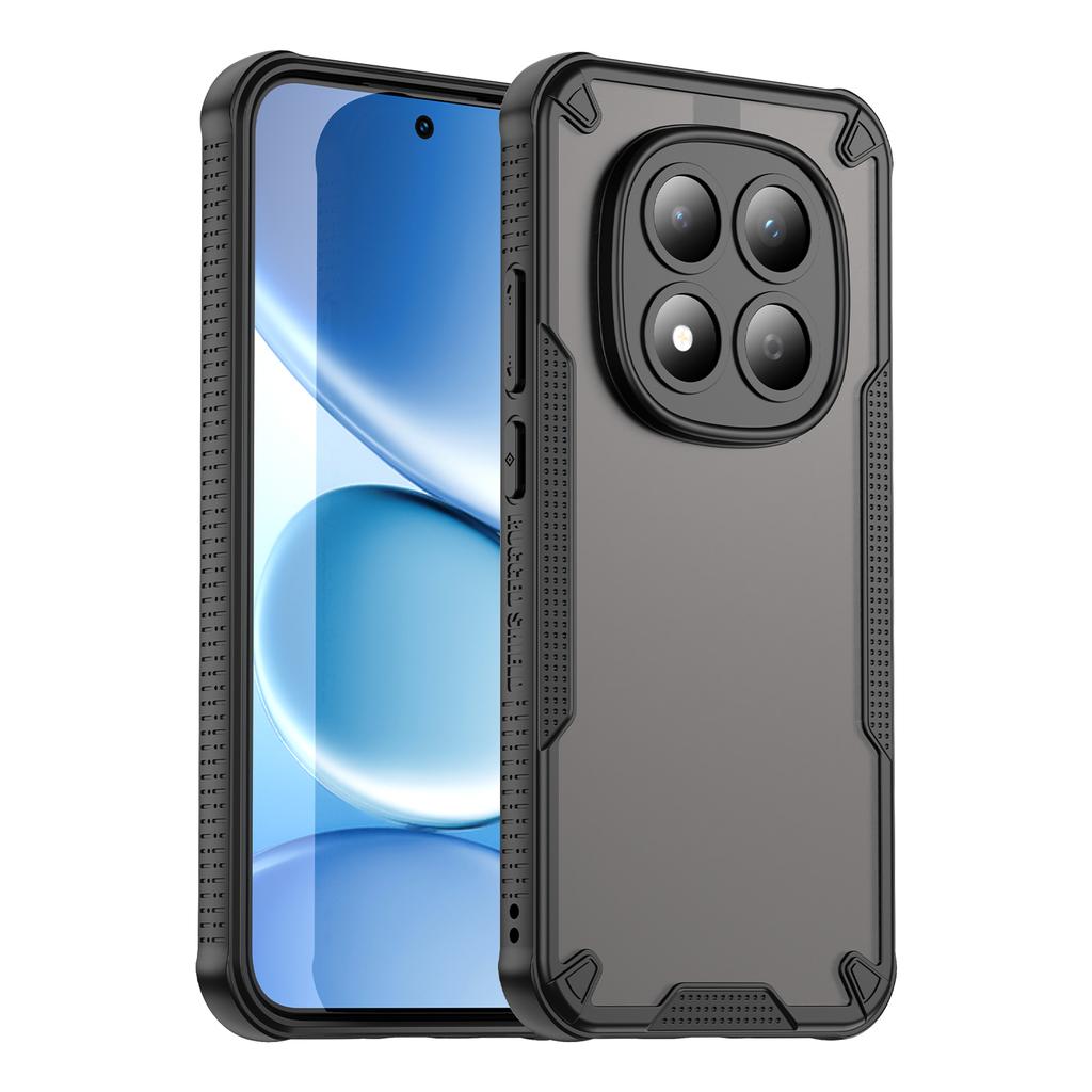 Для Xiaomi Redmi Note 15 Pro 5G (Глобальный) Чехол-бампер PC + TPU Полупрозрачный Матовый Защитная крышка для телефона