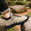 Men's Boots Autumn and Winter New Casual Boots Non-slip Soft Sole Outdoor Shoes Youth Warm Plush Cotton Work Shoes Zapatillas