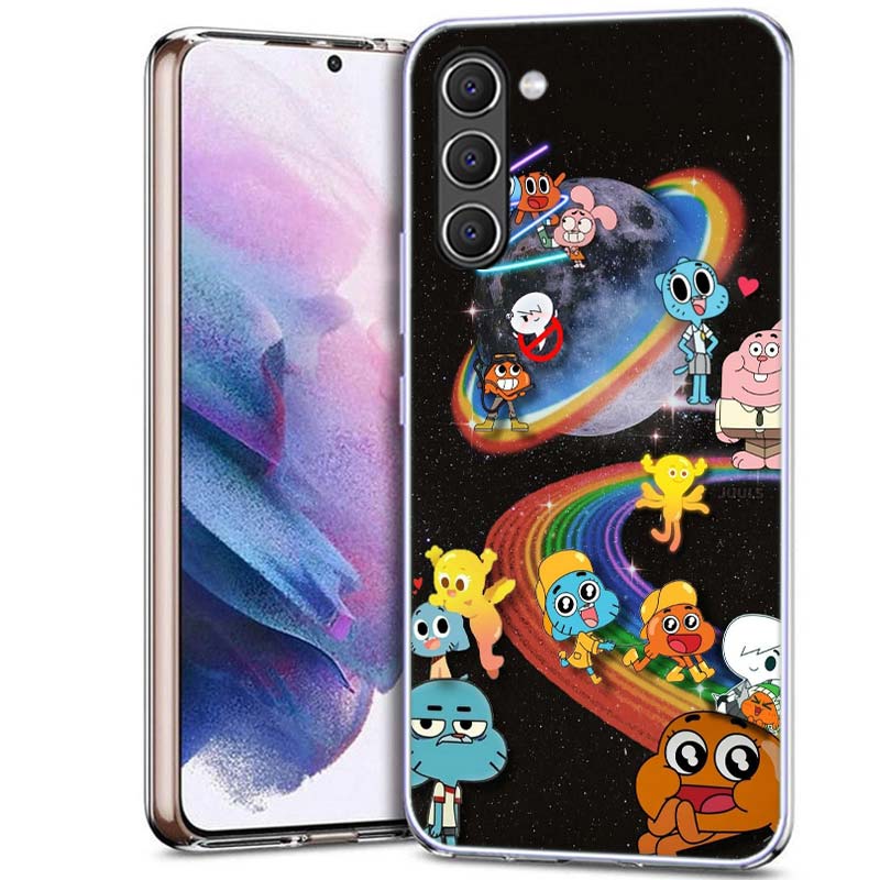 Мультяшный чехол для телефона «Удивительный мир Гамбола» для Samsung A54 A14 A24 A34 A17 A37 A57 A55 A35 A25 A15 A13 A23 A33 A53 A07 A05S