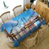 Seascape World Pattern Sea Playground Tablecloth Thicken Cotton Rectangular Round Table Cloth For Wedding Picnic Party