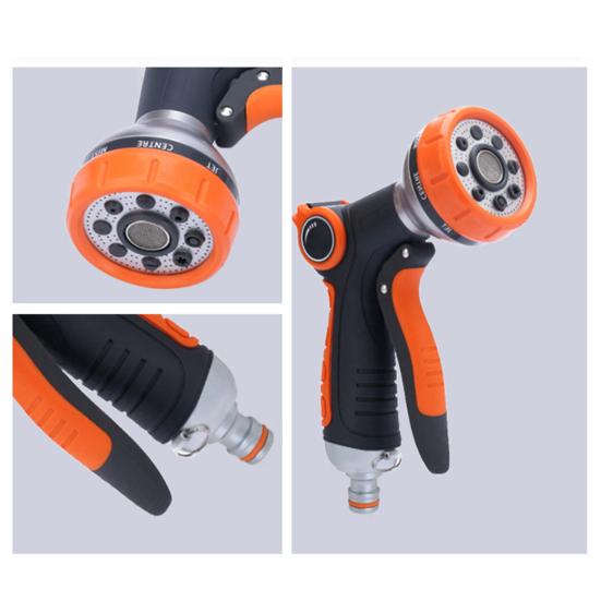 Garden Hose Nozzle High Pressure Hose Nozzle Sprayer with 8 Spray Patterns Water Hose Nozzle Hand Sprayer for Watering Plants And Lawn