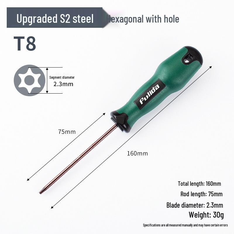 Набор отверток Torx и шестигранных: T8, T10, T15, T20, T25, T30