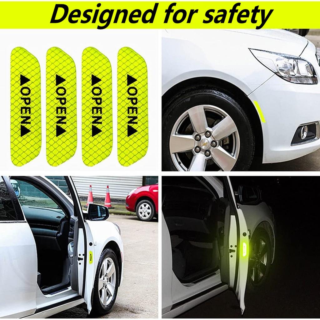 Reflective Car Accessories Door Sticker Safety Tape Inside Auto For Jeep Grand Cherokee Accessories Bmw F40 Astra H Volkswagen