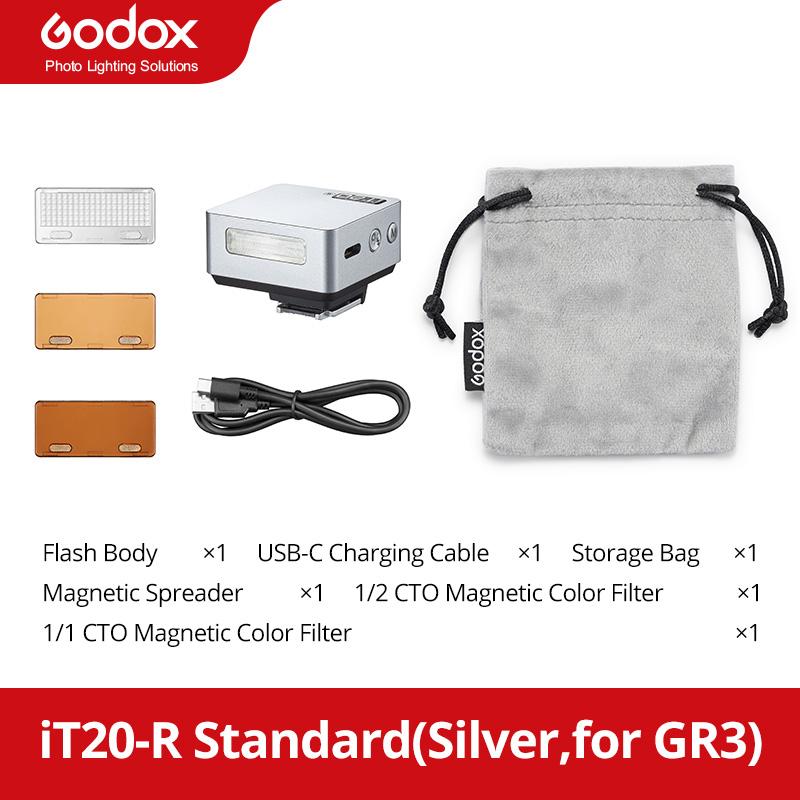 Godox IT20 R Мини-вспышка для камеры Ricoh TTL Автоматическая вспышка 6 уровней мощности Время перезарядки 1,5 сек Совместима с RICOH GR3