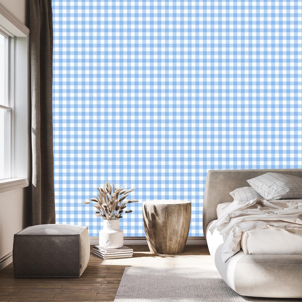Wallpaper Fabric Pattern Azure, Azure Mountain for Living Room and Bedroom 50x1000