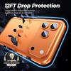 LUPHIE For iPhone 17 Pro Max Case Metal Bumper Frame Shockproof Phone Cover
