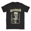 Мужские футболки Windhand Хлопковые топы Винтажные футболки с коротким рукавом с круглым вырезом Печатные футболки