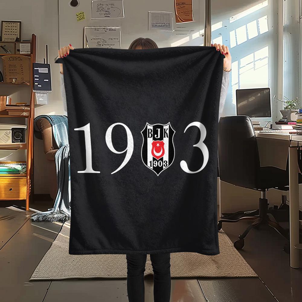 BJK Flannel Blanket, High quality Comfortable for All Seasons, Home Decor, Warmth and Comfort