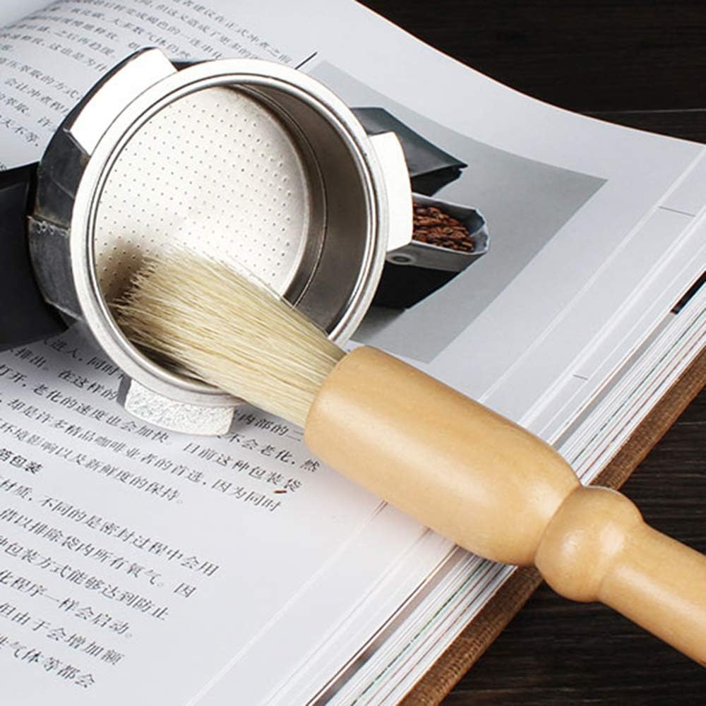 Щетка для чистки кофемолки Cluoling, 2 стиля, инструмент для чистки, кофейная щетка, щетка для обслуживания кофемолки, щетка для чистки, упаковка из 2 штук