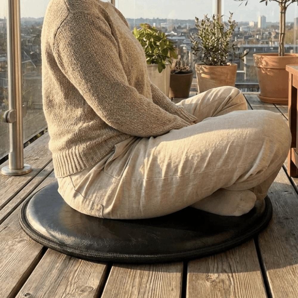 Round Leather Cooling Cushion Japanese Style Bay Window Pad Stool Pad Sitting Seat Pad  Hotel
