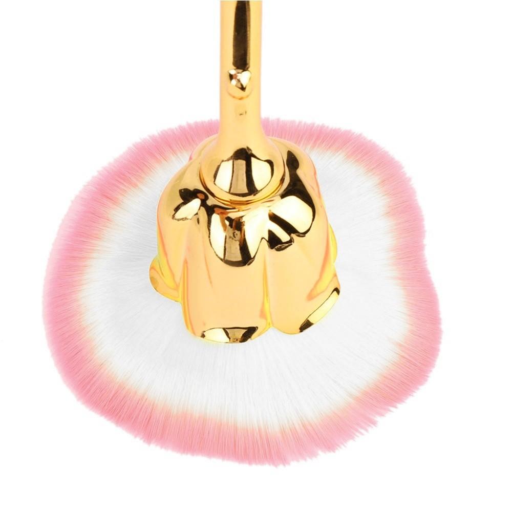 Long Handle Nail Dust Brush Multifunctional Manicure Brush Nail Powder Brush For Acrylic Nails