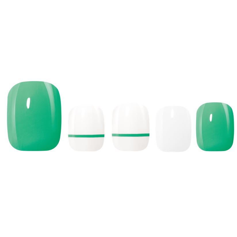 Наклейки для гелевого педикюра Wake Make (Легкая посадка+) 10 видов