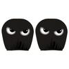 2Pcs Halloween Car Headrest Cover Stretchy Washable Scary Face Head Rest Cover Breathable for Vehicle Interior Accessories