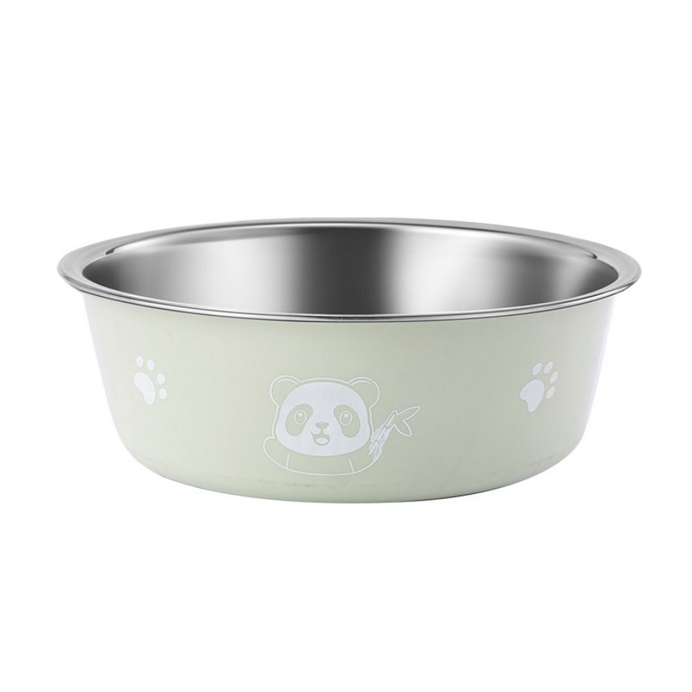 Нескользящая миска для кормления кошек с рисунком панды, поднос для питья и еды для щенков и котят