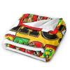 Black History Flannel Blankets  Custom Throw Blankets for Home 125*100cm Plush Thin Quilt