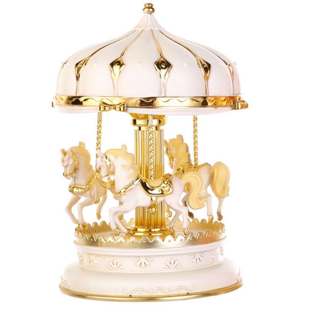 Творческая красочная карусель музыкальная шкатулка ручной работы девчачья карусель в форме сердца украшения милая карусель детская игрушка дети