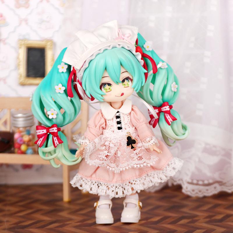 Одежда OB11 Розовый Набор Платье и Юбка Украшения для Одежды Molly, Тело GSC, Одежда для Кукол 1/12bjd Игрушечная Одежда