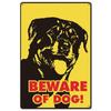Остерегайтесь собак Винтажные металлические жестяные знаки Плакат Предупреждающая собака Ретро-табличка Настенное украшение
