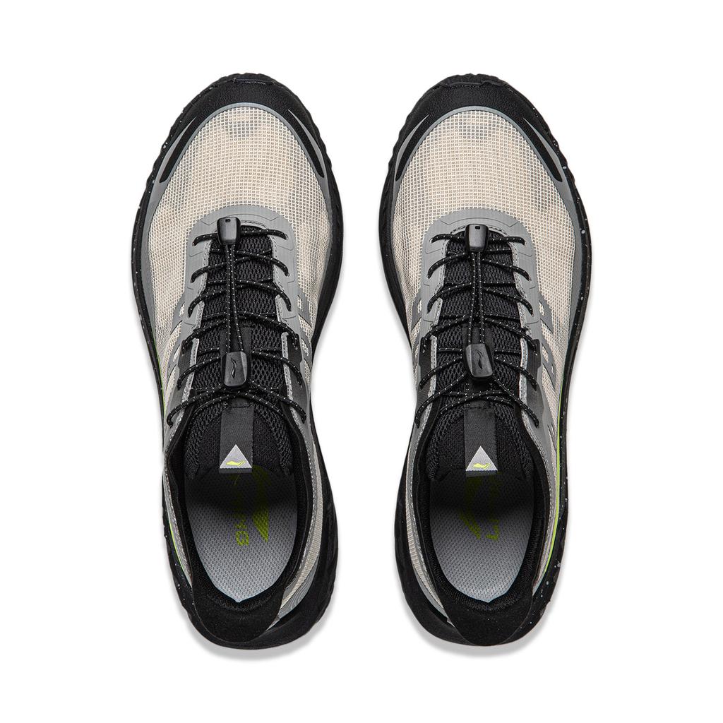 Li Ning Zhu Ye V2 Спортивная обувь с вышитым логотипом бренда Низкие повседневные кроссовки для бега Мужские кроссовки ARSW123-2