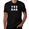 YES BAB T-Shirt Man T Shirts Graphic T Shirts for Man Graphic Vintage Anime T Shirts for Man T-Shirt