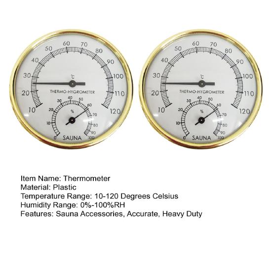 1/2 шт. Термометр-гигрометр для сауны 2-в-1 для помещения сауны, монитор температуры и влажности по Фаренгейту, аксессуары для сауны