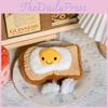 Egg Cute Fried Toast Cartoon Food Plush Toy Doll For Gifts And Room Decoration