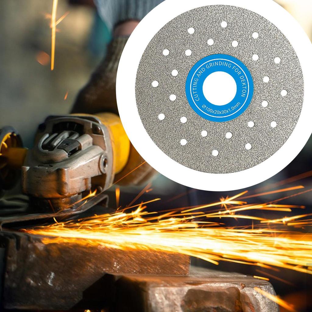 Угловая шлифовальная машина Алмазный отрезной круг Аксессуары 4 дюйма Прочный Эффективный Простая Установка Отрезной